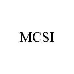 MCSI trademark