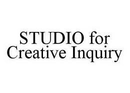 STUDIO FOR CREATIVE INQUIRY trademark