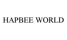 HAPBEE WORLD trademark