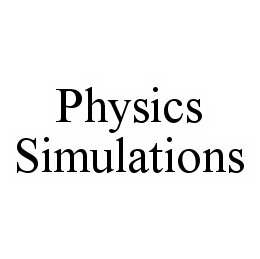 PHYSICS SIMULATIONS trademark