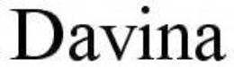 DAVINA trademark