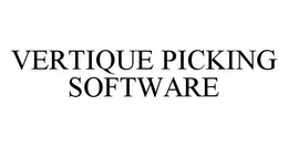 VERTIQUE PICKING SOFTWARE trademark