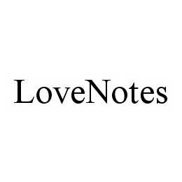 LOVENOTES trademark