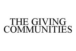 THE GIVING COMMUNITIES trademark