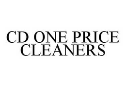CD ONE PRICE CLEANERS trademark