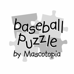 BASEBALL PUZZLE BY MASCOTOPIA trademark