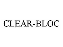 CLEAR-BLOC trademark
