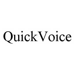 QUICKVOICE trademark