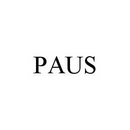 PAUS trademark