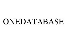 ONEDATABASE trademark
