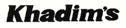 KHADIM'S trademark