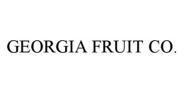GEORGIA FRUIT CO. trademark