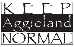 KEEP AGGIELAND NORMAL trademark