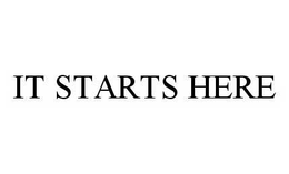 IT STARTS HERE trademark