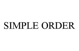 SIMPLE ORDER trademark
