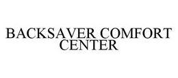 BACKSAVER COMFORT CENTER trademark