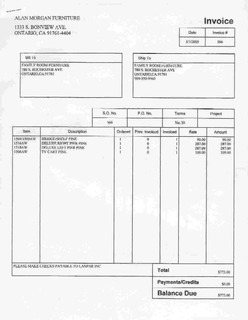 ALAN MORGAN FURNITURE trademark