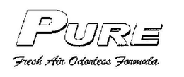 PURE FRESH AIR ODORLESS FORMULA trademark