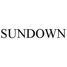 SUNDOWN trademark