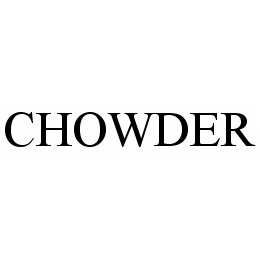 CHOWDER trademark