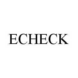 ECHECK trademark