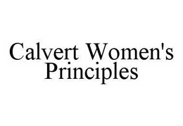 CALVERT WOMEN'S PRINCIPLES trademark