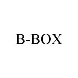 B-BOX trademark