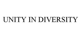 UNITY IN DIVERSITY trademark