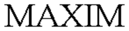 MAXIM trademark