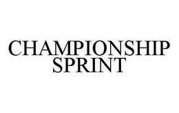 CHAMPIONSHIP SPRINT trademark