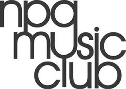 NPG MUSIC CLUB trademark