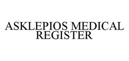 ASKLEPIOS MEDICAL REGISTER trademark