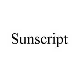 SUNSCRIPT trademark