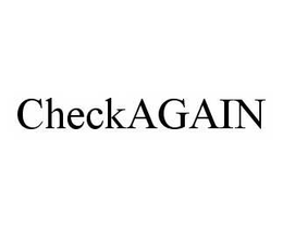 CHECKAGAIN trademark