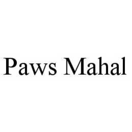 PAWS MAHAL trademark