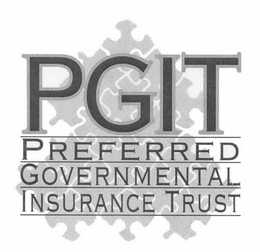 PGIT PREFERRED GOVERNMENTAL INSURANCE TRUST trademark