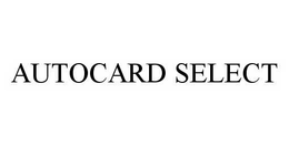 AUTOCARD SELECT trademark