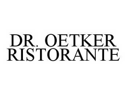 DR. OETKER RISTORANTE trademark