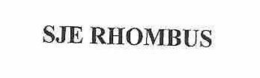 SJE RHOMBUS CONTROLS trademark