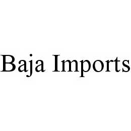 BAJA IMPORTS trademark