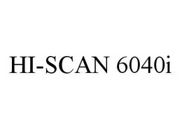 HI-SCAN 6040I trademark