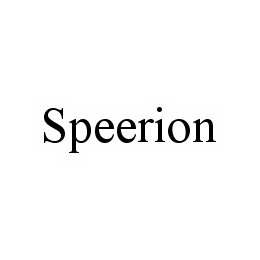 SPEERION trademark