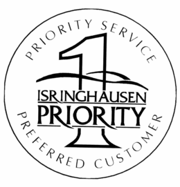 PRIORITY SERVICE PREFERRED CUSTOMER ISRINGHAUSEN PRIORITY 1 trademark