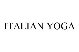 ITALIAN YOGA trademark