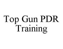TOP GUN PDR TRAINING trademark
