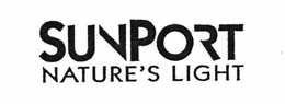SUNPORT NATURE'S LIGHT trademark
