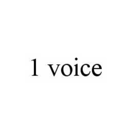 1 VOICE trademark