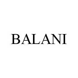 BALANI trademark