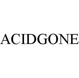 ACIDGONE trademark