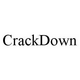 CRACKDOWN trademark